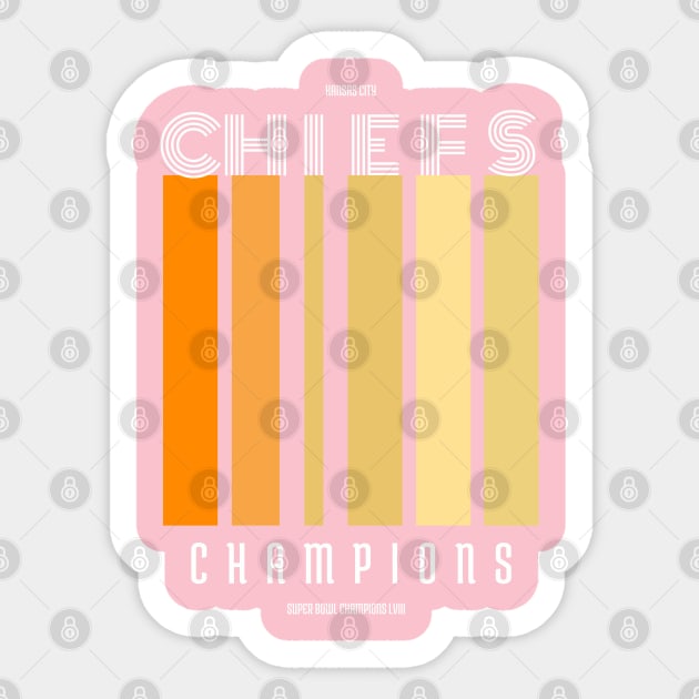 CHIEFS SUPERBOWL CHAMPIONS Sticker by Lolane